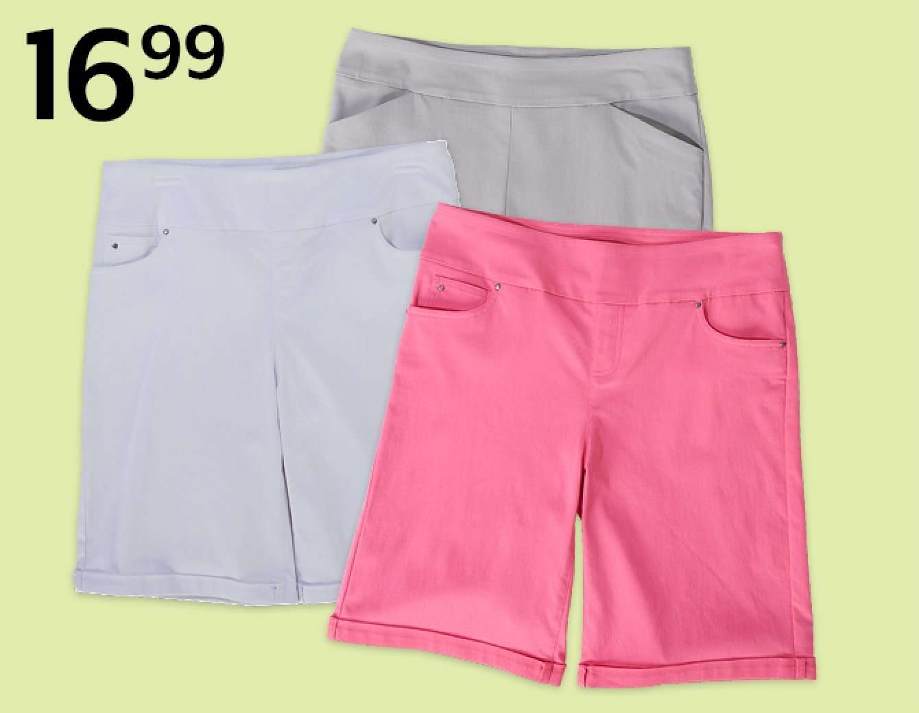 16.99 select shorts for women