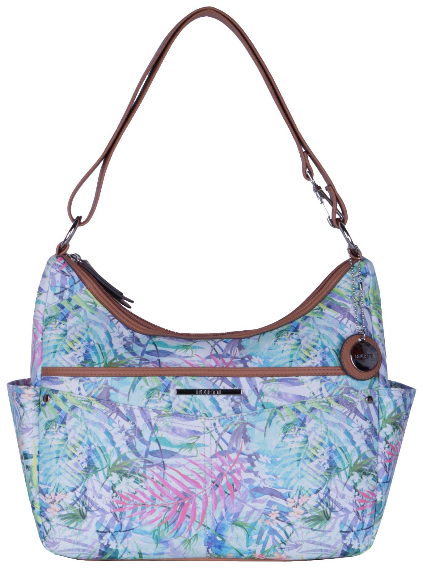 Rosetti Dylan Leaf Print Crossbody Shoulder Bag