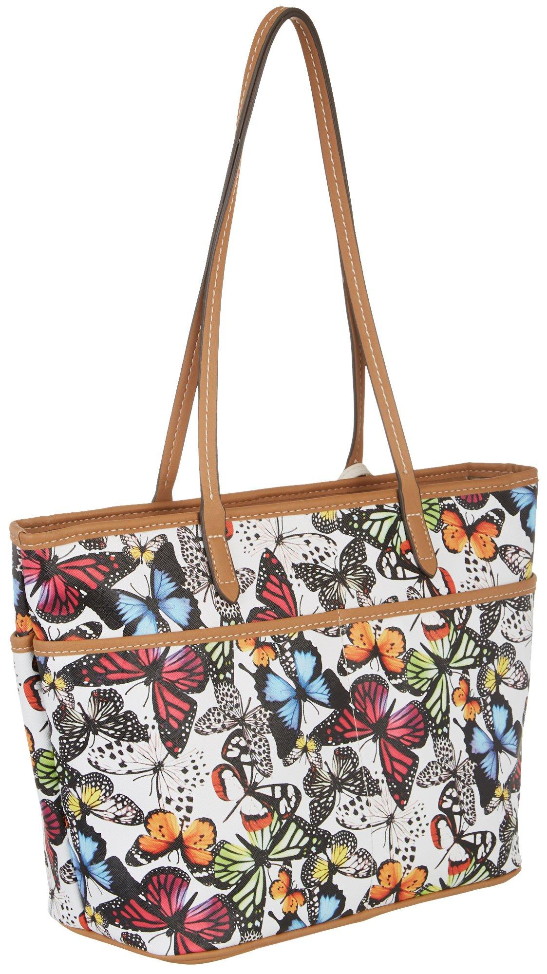 Rosetti Tessa Butterfly Print Tote Handbag One Size Multi Butterfly Ebay 3251