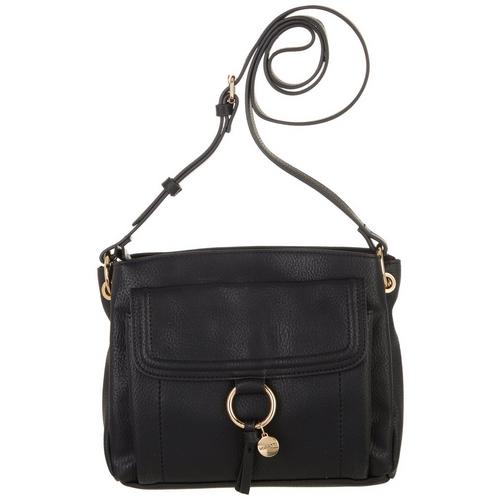 Rosetti Eva Solid Vegan Leather Mid Crossbody Handbag