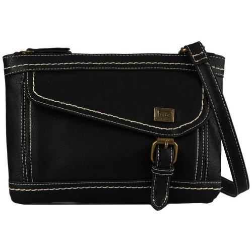 BOC Amherst Solid Flap Double Compartment Crossbody Bag