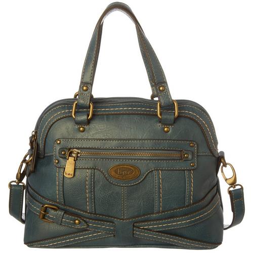 B.O.C. Appleton Midi Vegan Leather Satchel Handbag
