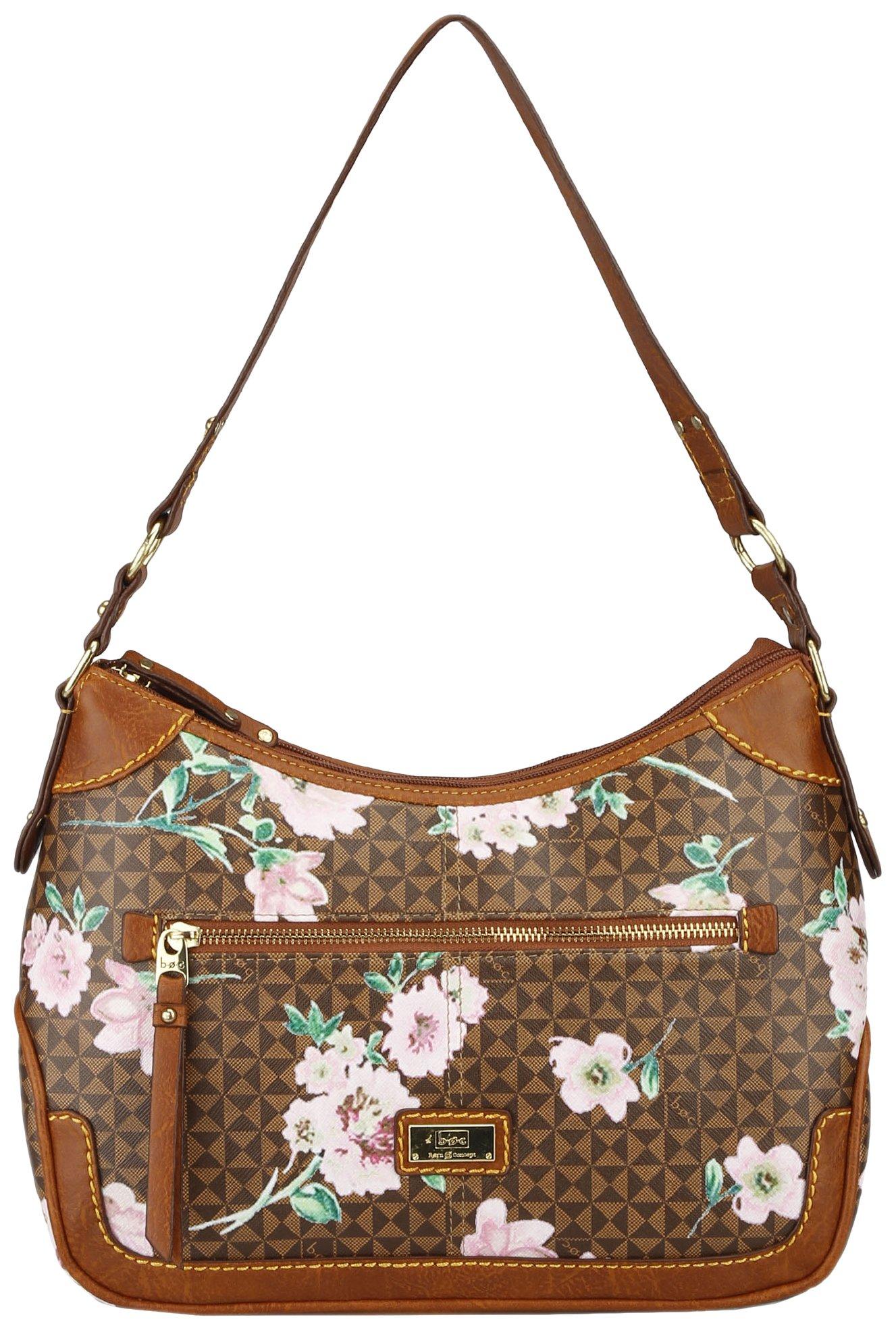Oakfield Signature Floral Hobo Shoulder Bag