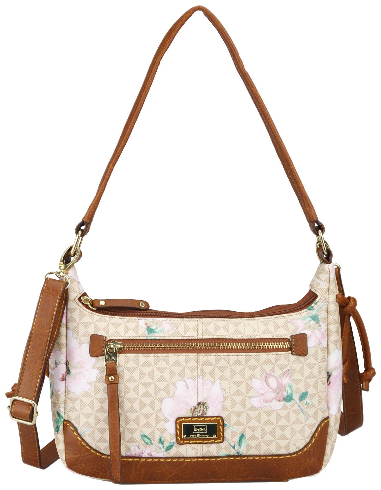 BOC Oakfield Floral Double Strap Crossbody Shoulder Bag