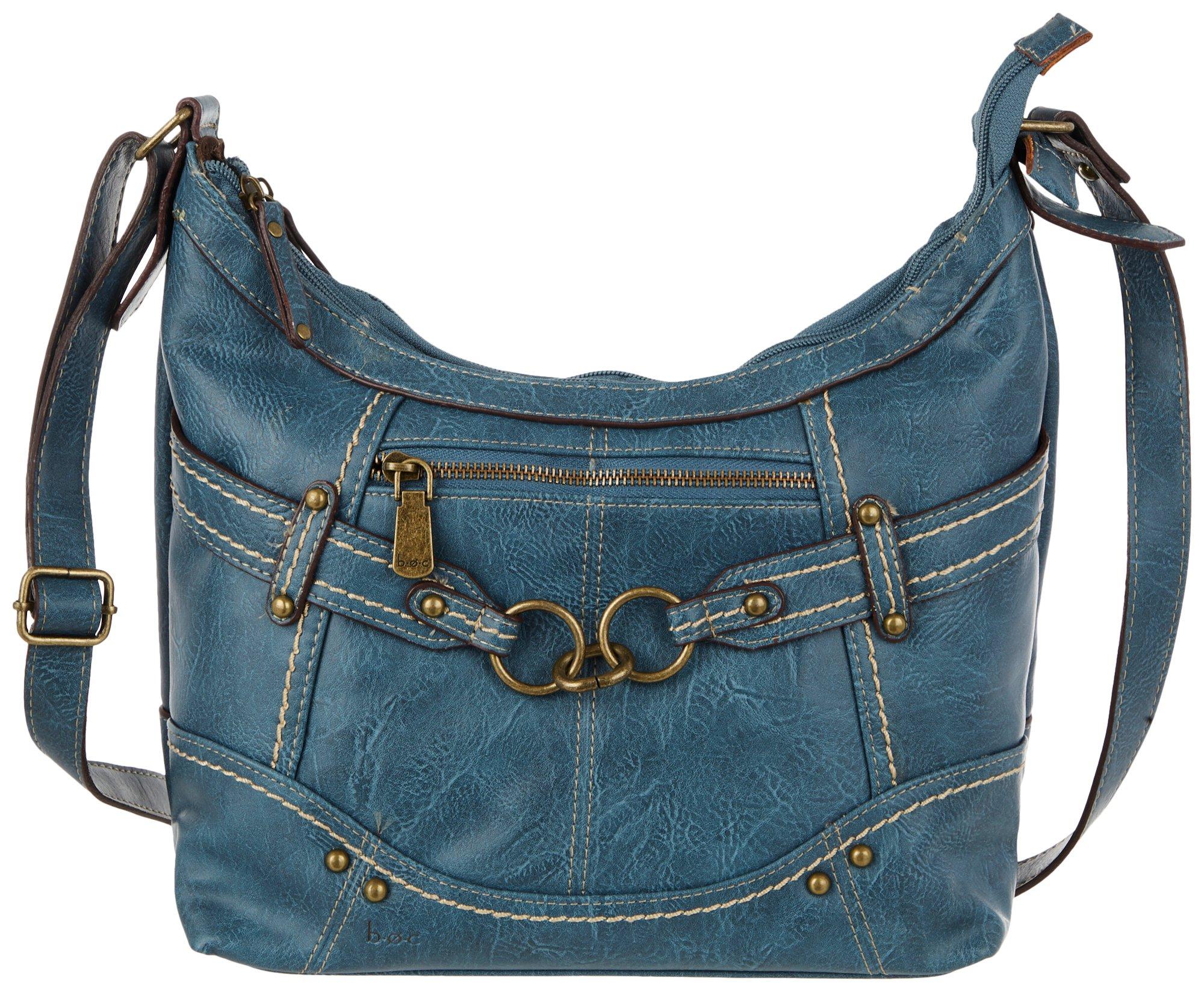 Rustic O-Ring Pocket Crossbody Bag