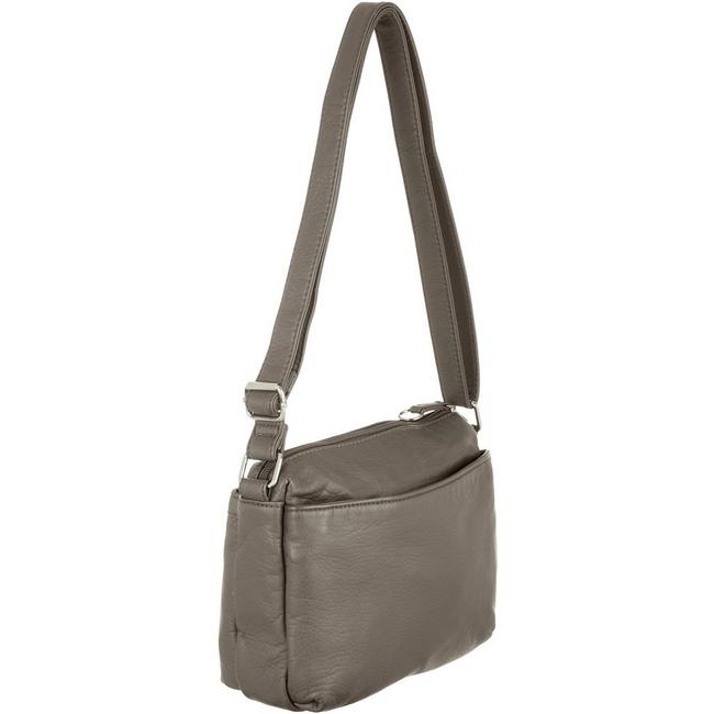 MultiSac Grey Hobo Should Handbag Purse Vegan Leather Multi