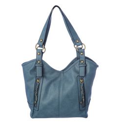 Bueno Gardena Dual Pockets Vegan Leather Tote Shoulder Bag