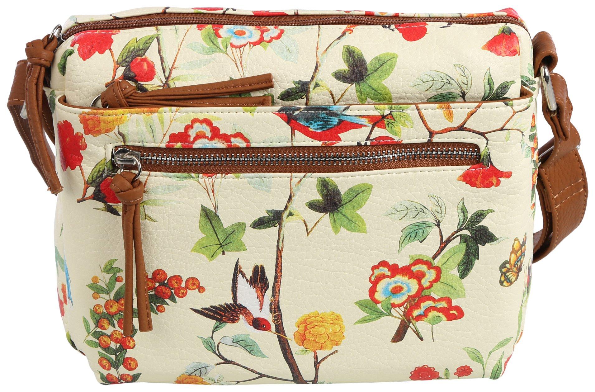 Hummingbird Paradise Crossbody Bag