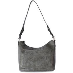 Rustigo Textured Vegan Leather Satchel Handbag