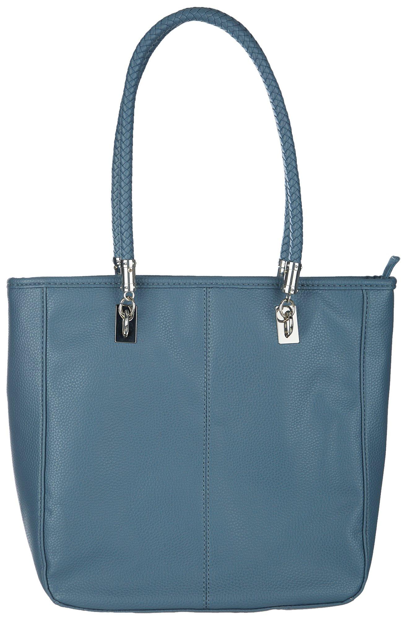 Grey Large Tote - New Rein Leather