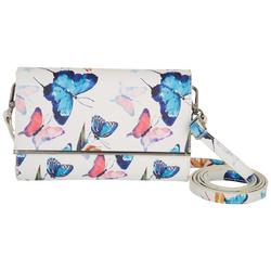 Desirae Butterfly RFID Crossbody Handbag