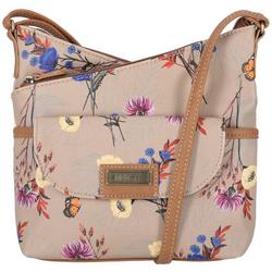 Vista Floral Vegan Leather Crossbody Handbag