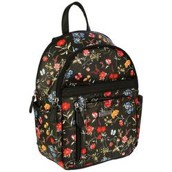 Adele Floral Print Vegan Leather Backpack