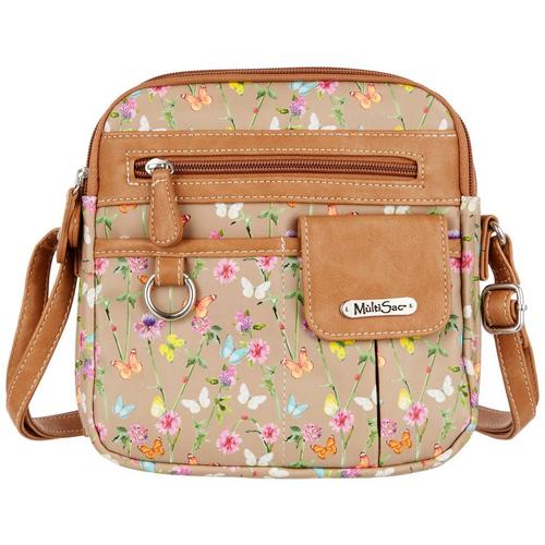 MultiSac Butterfly 3-Compartment Zip Around Crossbody