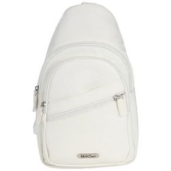 MultiSac Casper Embossed Solid Vegan Leather Sling Bag