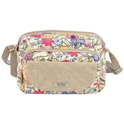 MultiSac Bonne Floral/Solid 2-Compartment Crossbody Bag