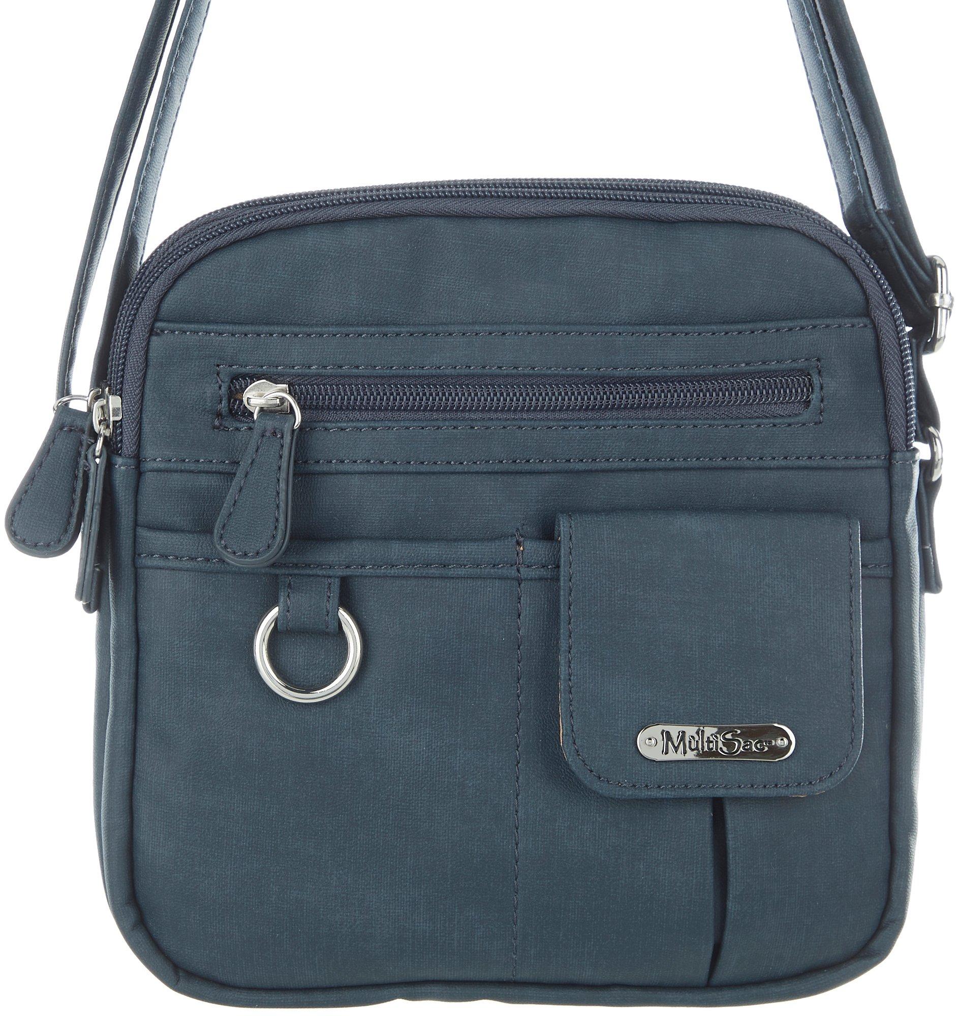 Multisac Solid North South 3-Compartment Crossbody