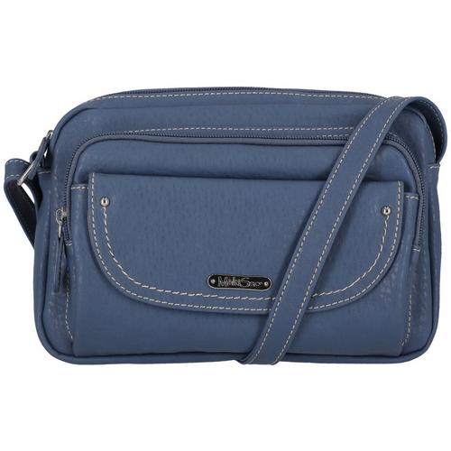 MultiSac Bonnie Solid Vegan Leather Crossbody Bag