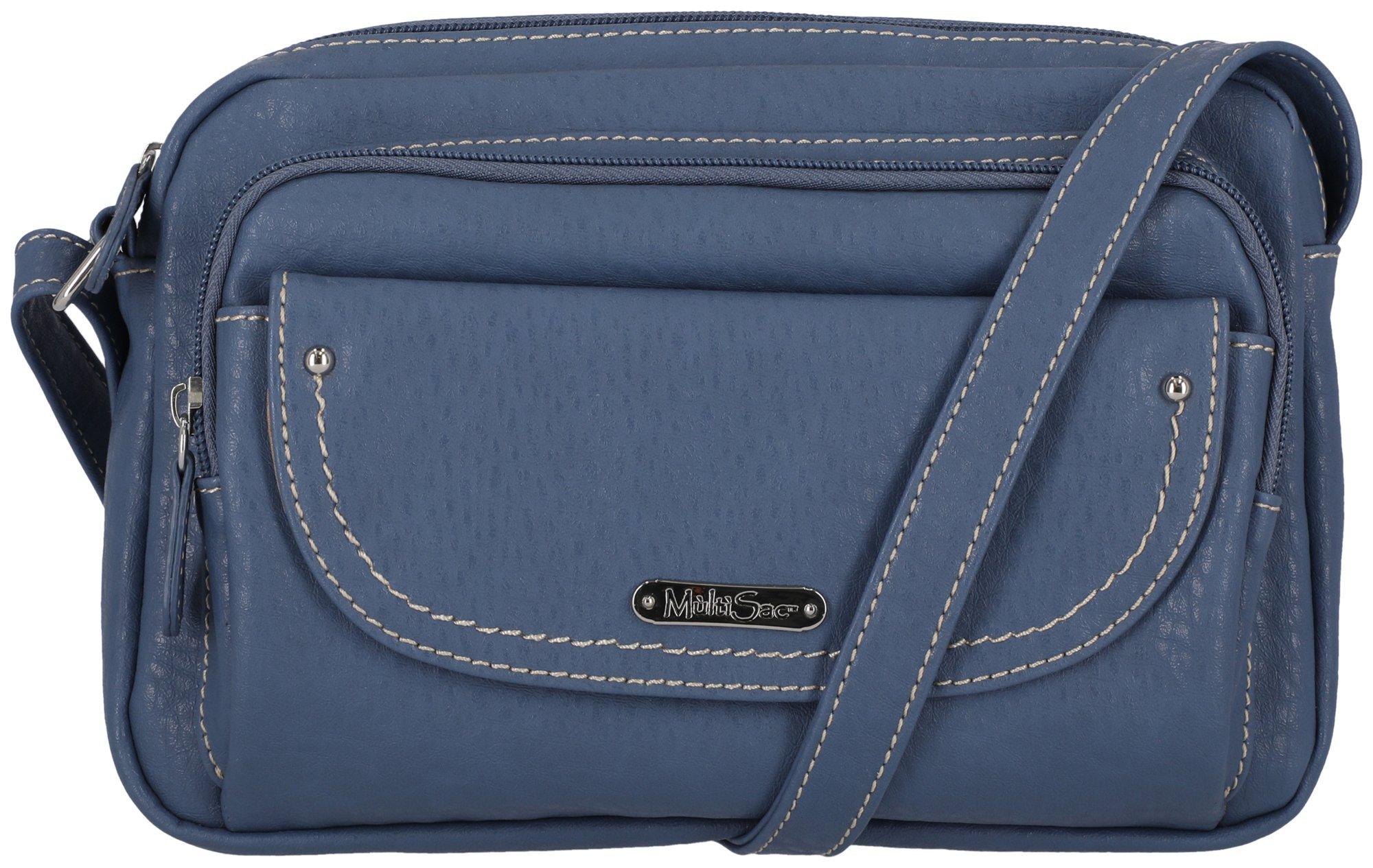 Bonnie Solid Vegan Leather Crossbody Bag