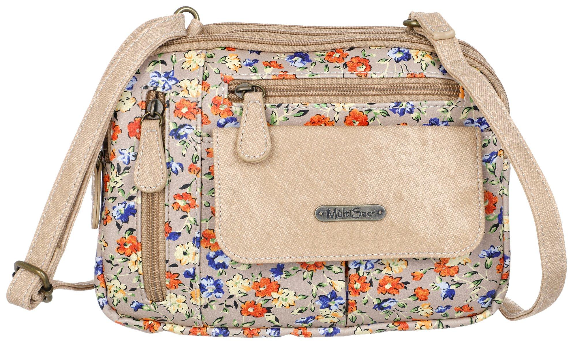 Zippy Triple Compartment Crossbody Bag