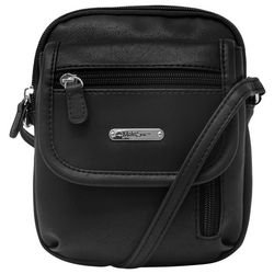 MultiSac Everest Solid Vegan Leather Mini Crossbody Handbag