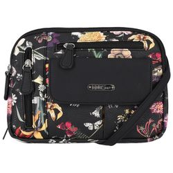 MultiSac Zippy Floral 3-Compartment Crossbody Handbag