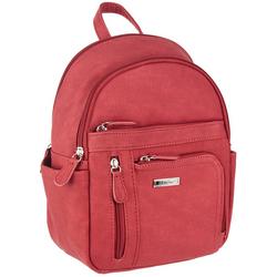 Adele Solid Color Vegan Leather Backpack