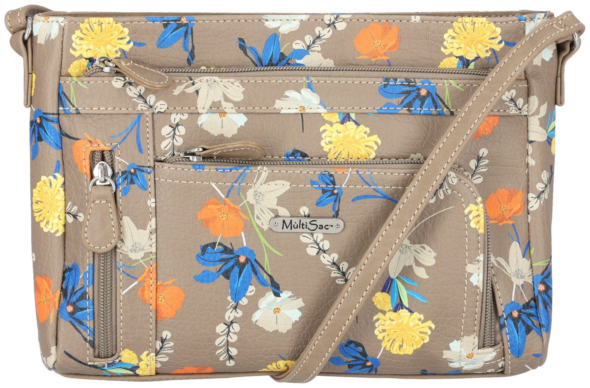 MultiSac Summerville Floral Crossbody Bag