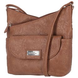MultiSac Vista Embossed Vegan Leather Crossbody Handbag