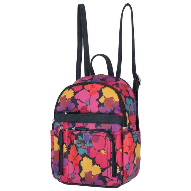 MultiSac Adele Floral Print Vegan Leather Backpack
