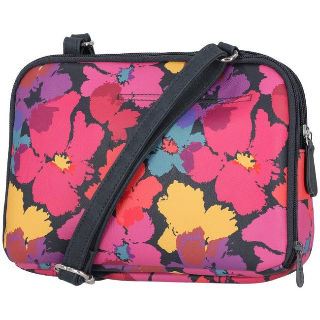 Multisac Zippy Triple Compartment Crossbody Bag for Women 