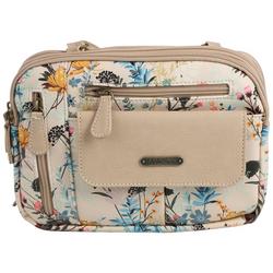 Zippy Floral 3-Compartment Shoulder Bag