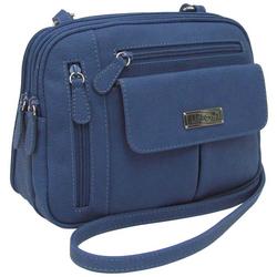 Zippy Solid Color Crossbody Handbag