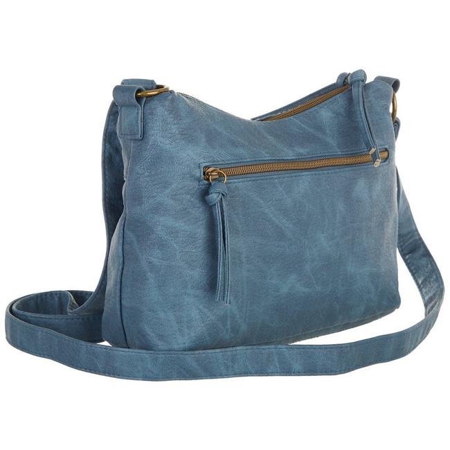 Stone Mountain Smoky Mountain Zip Crossbody Handbag - Grey - One Size