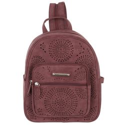 Stone Mountain Nubuck Perforated Vegan Leather Backpack
