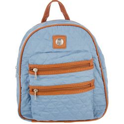 Stone Mountain Solid Quilted Fabric Mini Backpack