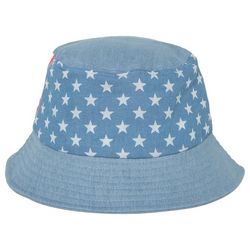 Americana Womens Stars & Stripes Bucket Hat