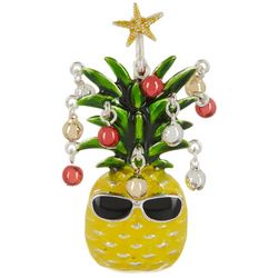 Brighten The Season Christmas Pineapple Tree Pin