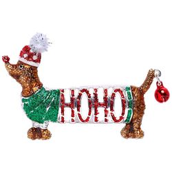 Brighten The Season Ho Ho Hot Dog Christmas Pin