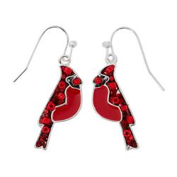 Holiday Cardinal Dangle Earrings