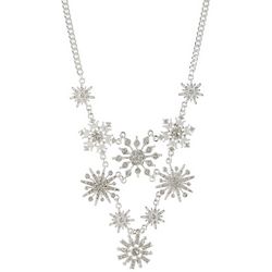 Brighten The Season 16 In. Holiday Snowflake Necklace