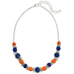 18 In. Beaded Frontal Necklace