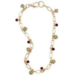 9 In. Seminoles Bead Chain Anklet