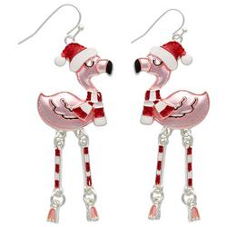 Dancing Flamingo Dangle Earrings
