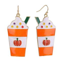 Pumpkin Latte Dangle Earrings