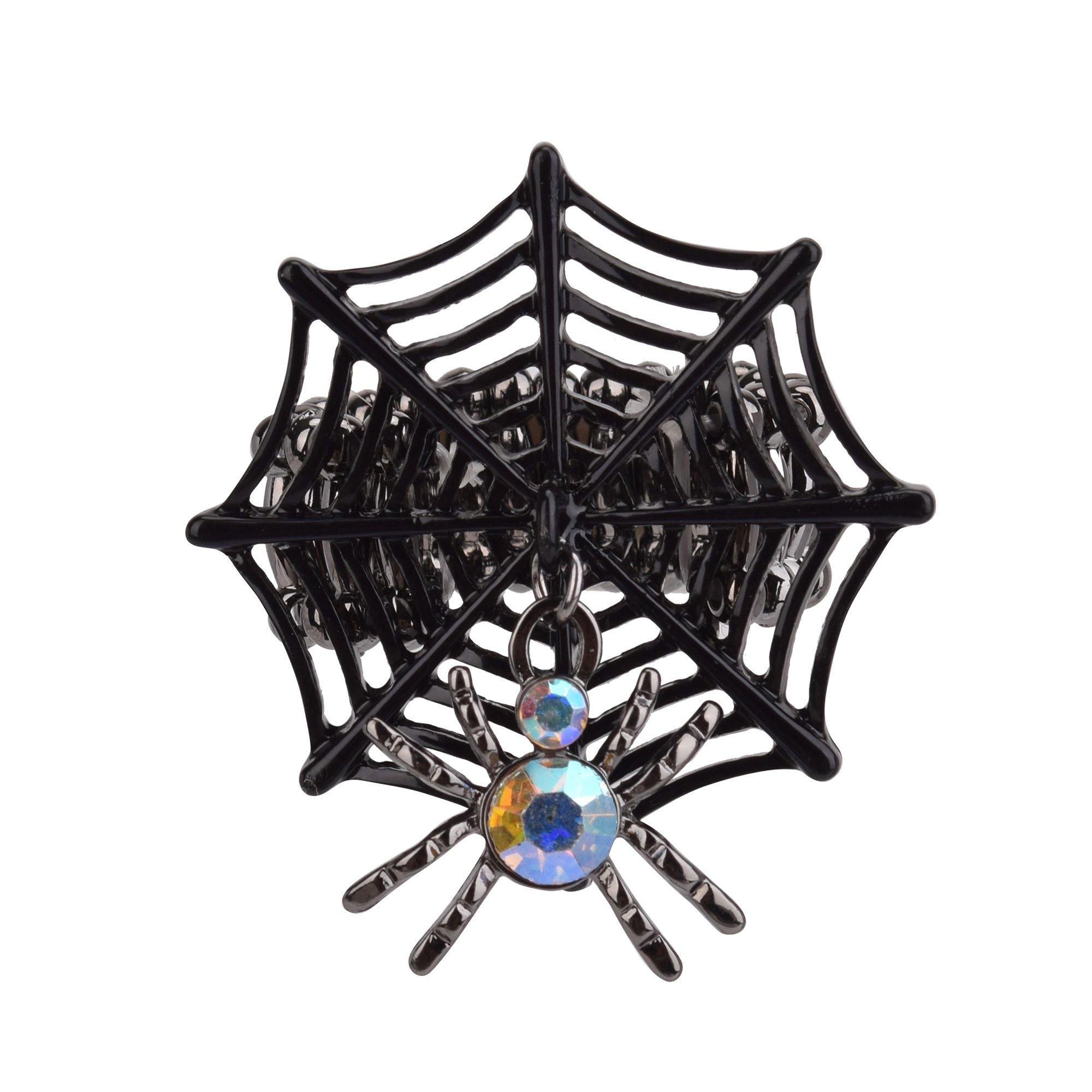 Halloween Crystal Spider On A Web Party Stretch