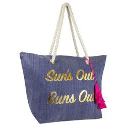 Magid Suns Out Buns Out Straw Beach Tote