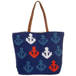 Twig & Arrow Terry Anchors Double Handle Beach Tote