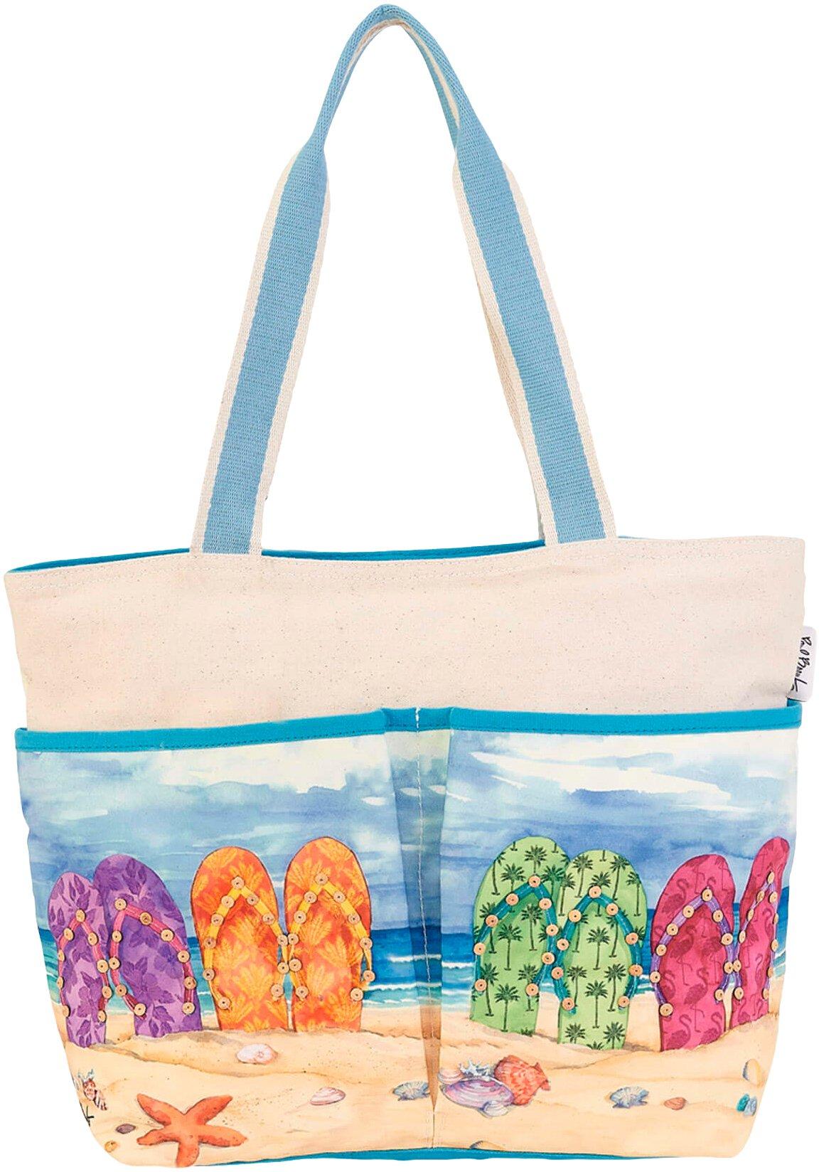 flip flop beach bag