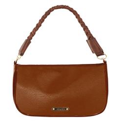 Vegan Leather Baguette Handbag